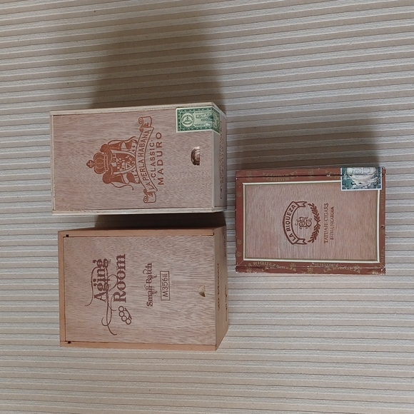 Various Other - Bundle of Empty Wooden cigar Boxes